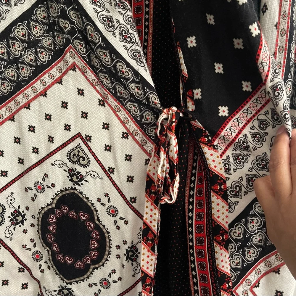 Farm Rio‎ Reversible Boho Kimono/jacket Size M